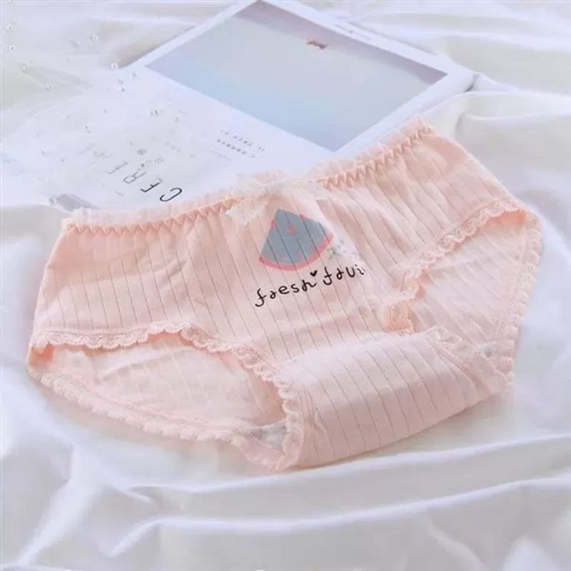 [CHE TÊN 100%] Quần Lót Nữ Cute 05 Quần Chíp Dưa Hấu Nơ Chất Cotton Quảng Châu Cao Cấp Sexy Xịn Đẹp Lamodu Shop | BigBuy360 - bigbuy360.vn