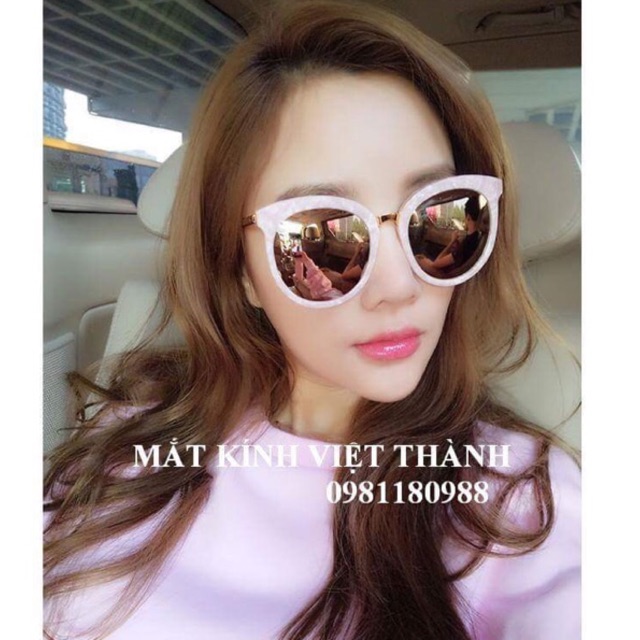 Kính V tròn mắt mèo form lớn kính V