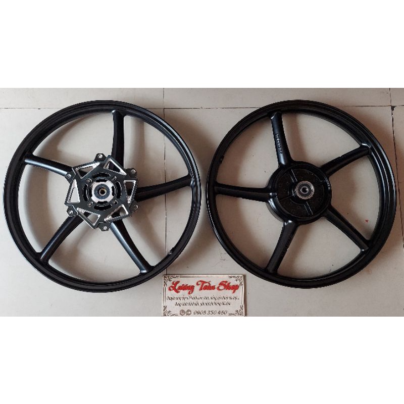 Bánh mâm 5 cây gắn  WINNER bảng 1.4/1.6 full bạc đạn kèm lòng nhôm hoặc đĩa trước như hình tùy ae chọn