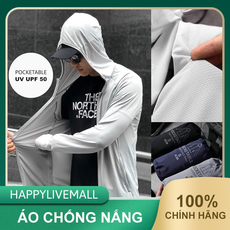 Áo chống nắng nam trẻ trung thoáng mát chống tia UV cao cấp có mũ trùm