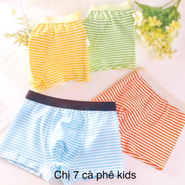 Set 4 quần sịp bé trai cao cấp