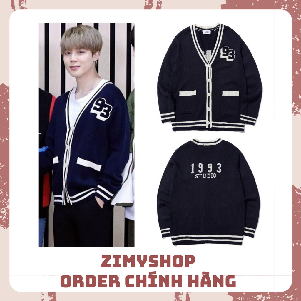 ÁO KHOÁC LEN CARDIGAN 1993 JIMIN BTS l ORDER CHÍNH HÃNG HÀN QUỐC