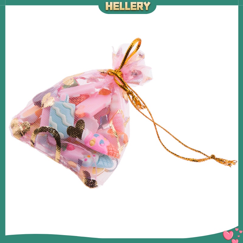 Set 20 Phụ Kiện Làm Trang Trí Sổ Tay Hình Que Kem Hoạt Hình DIY