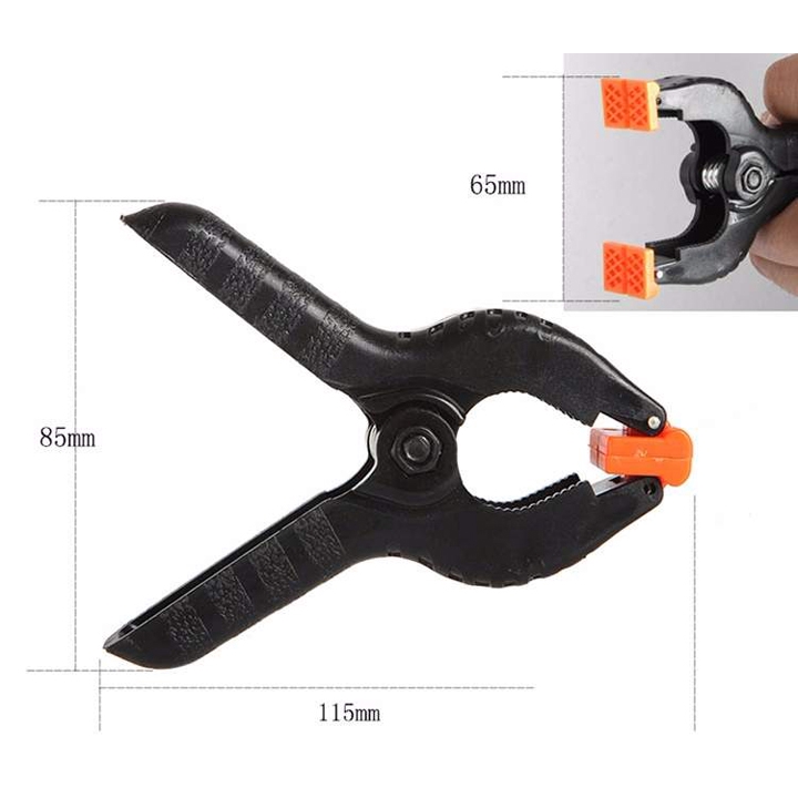 02 Kẹp phông nền Background studio 6 inch có cao su bám dính cứng chắc