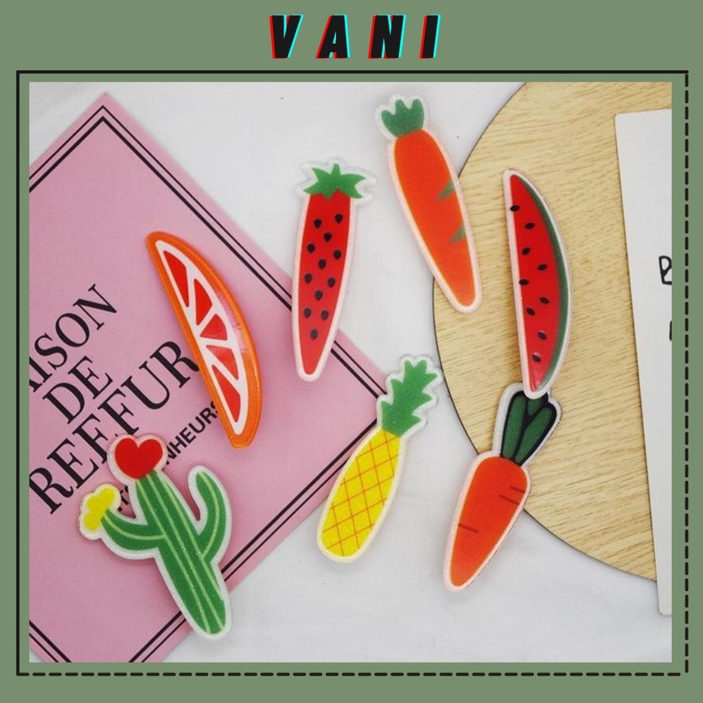 [ 11 MẪU ] KẸP TÓC TRÁI CÂY NGÀY HÈ ĐÁNG YÊU - VANI STORE