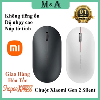 Chuột không dây Xiaomi Gen 2 chính hãng, Thiết kế nhỏ gọn, Tương Thích Nhiều Thiết Bị, Nút Bấm Silent, Độ nhạy đạt chuẩn