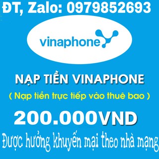 Thẻ Cào VINAPHONE 200.000VND