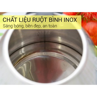 Ca siêu tốc ấm đun siêu tốc inox siêu bền