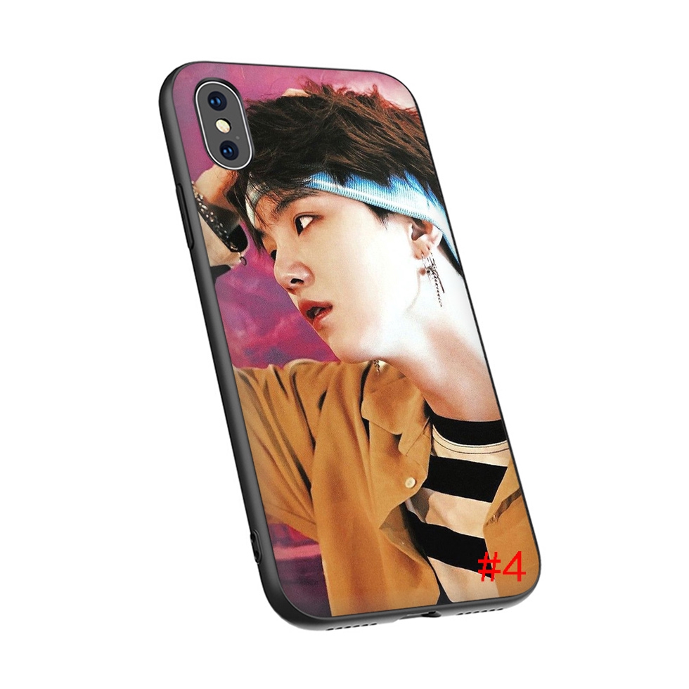 Ốp Điện Thoại Mềm Hình Bts SUGA Cho iPhone 11 11Pro 6 6s 7 8 Plus X XR XS Max