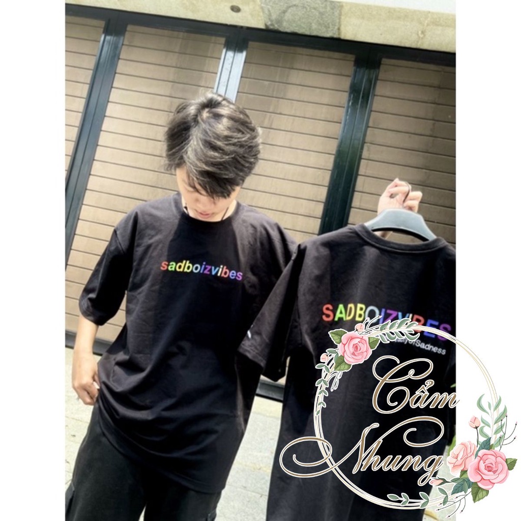 Áo Thun Tay Lỡ SAd Boiz 7 Màu CAMNHUNG Áo Thun Nam Nữ Unisex Hot Hit
