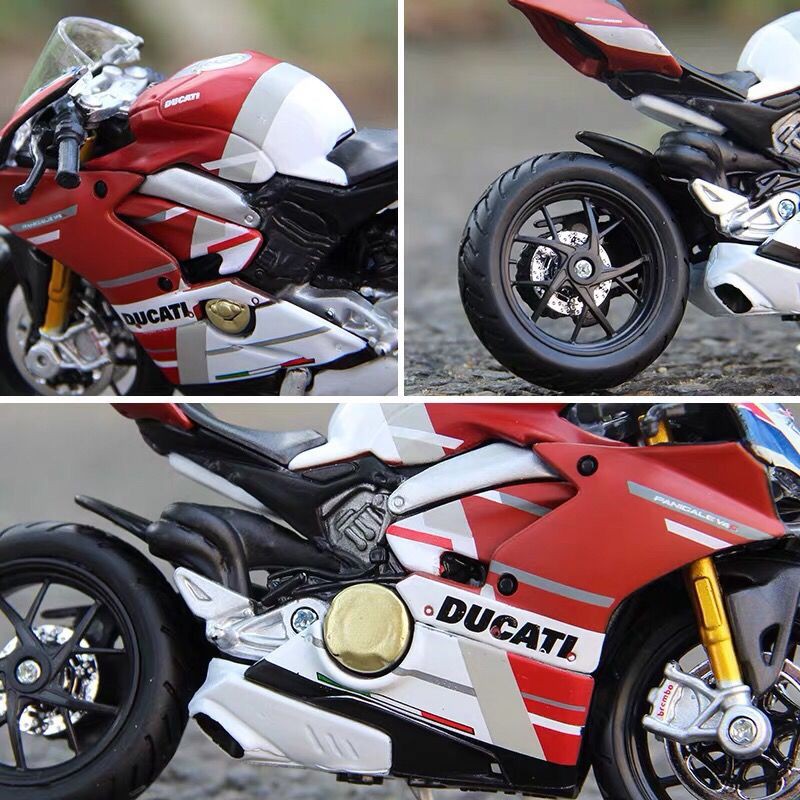 ✵◄Mô hình Ducati v4s Meritor 1 18 đồ trang trí xe cào bằng hợp kim phỏng 520 Ngày lễ tình nhân bạn trai <