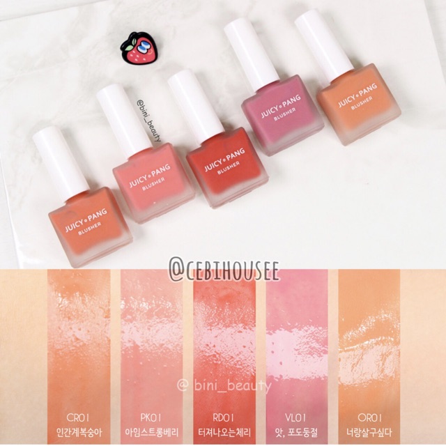 Phấn má dạng nước Juicy Pang Blusher