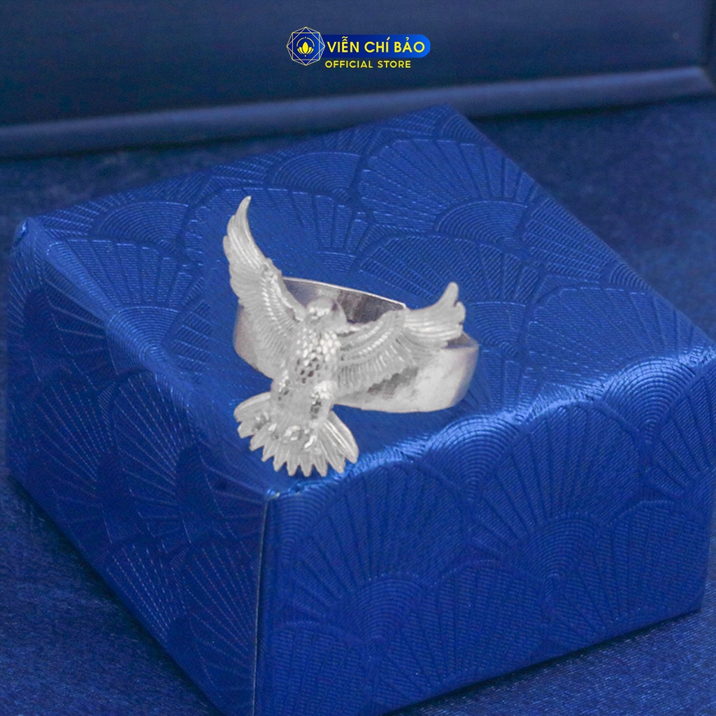 Nhẫn bạc nam mặt đại bàng chất liệu bạc 925 thời trang phụ kiện trang sức Viễn Chí Bảo N300628