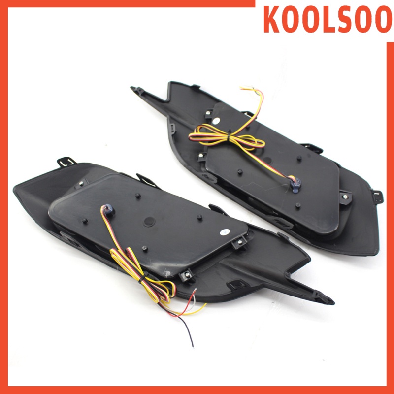 Set 2 Khung Đèn Đuôi Xe Màu Đỏ Cho Honda Civic Sedan