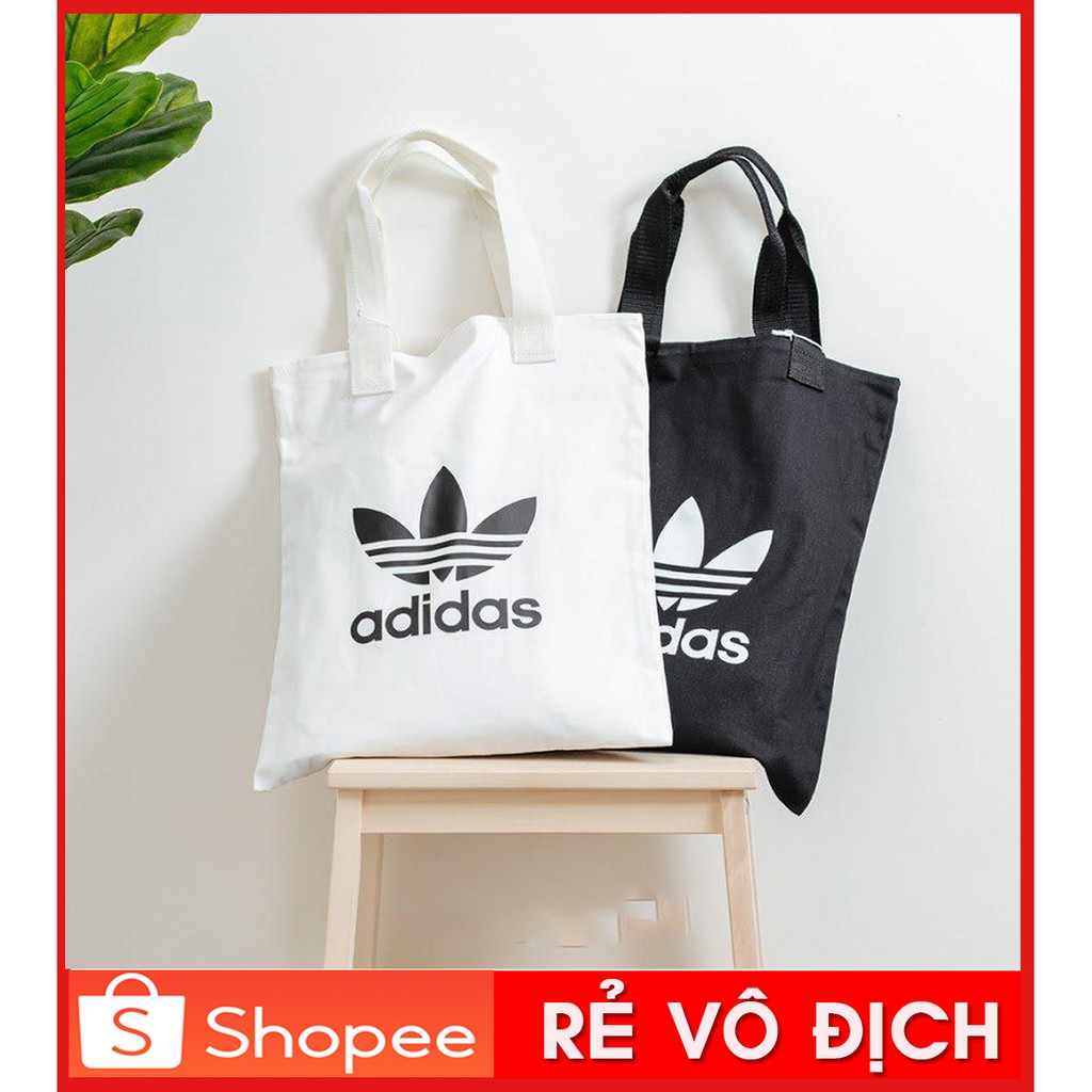 ⚡️ (ảnh thật + Video) Túi ToteBag adidas Trefoil SHOPPER Black - DW5215 | HÀNG XUẤT XỊN FULL TEM TAG /  CÓ SẴN HÀNG