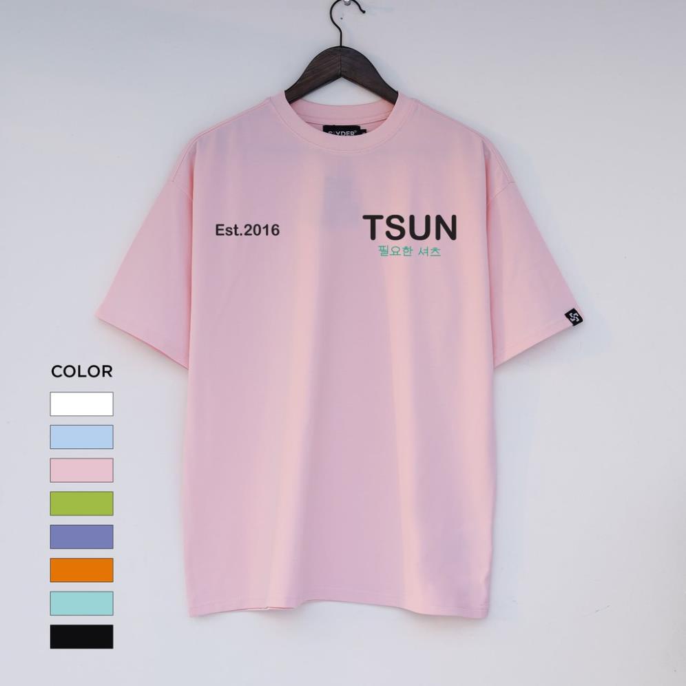 Áo thun tay lỡ Tee TSUN - Áo phông dáng rộng, chất vải thun cotton (V79)