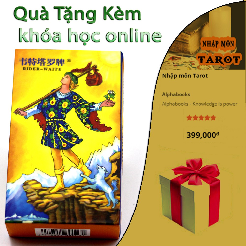 Bộ bài Rider-Waite Tarot+Khóa học online Tarot