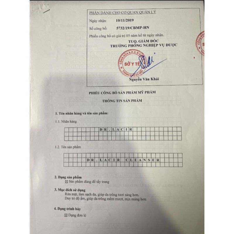 Sữa rửa mặt DR.LACIR | BigBuy360 - bigbuy360.vn