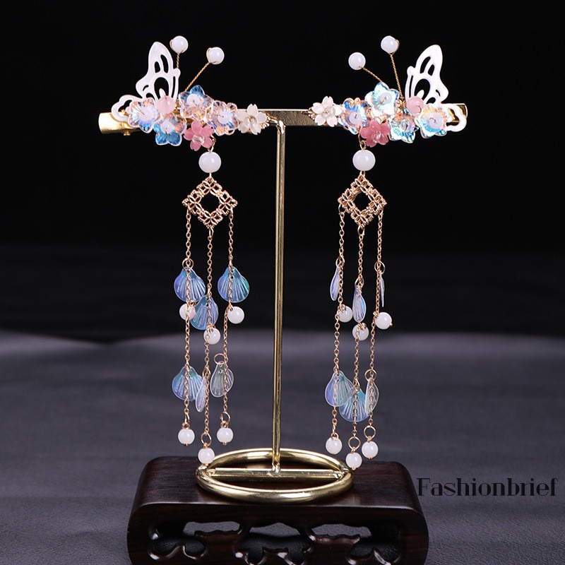 Kẹp tóc hình bông hoa phong cách cổ điển xinh xắn dành cho nữ