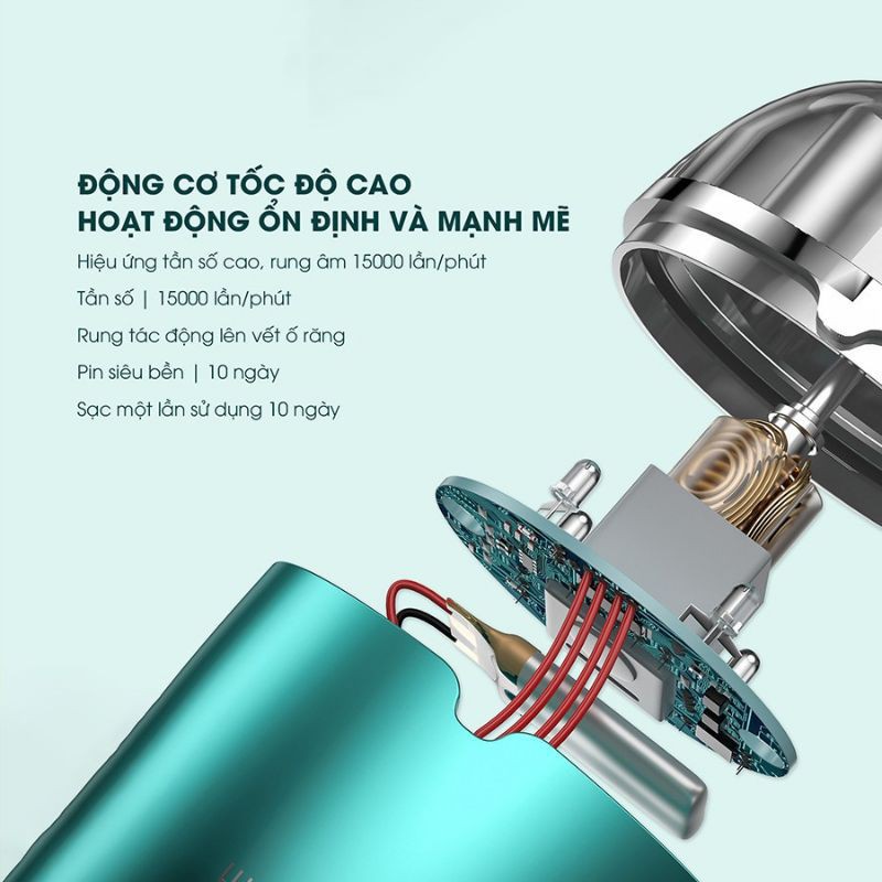 Bàn chải đánh răng điện tự động thông minh hình chữ U REMAX WK WTC-01 dành cho người lớn