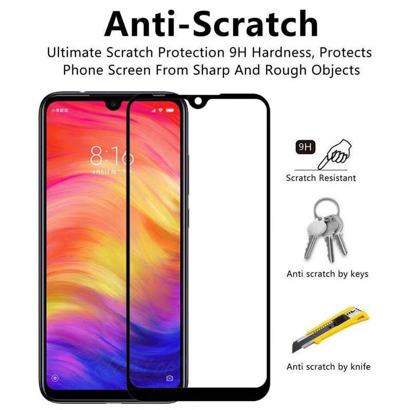 Kính cường lực xiaomi readmi mi note 9 9s note 8 pro 8 lite  k20/k20pro k30/k30pro-kính cường lực full cao cấp