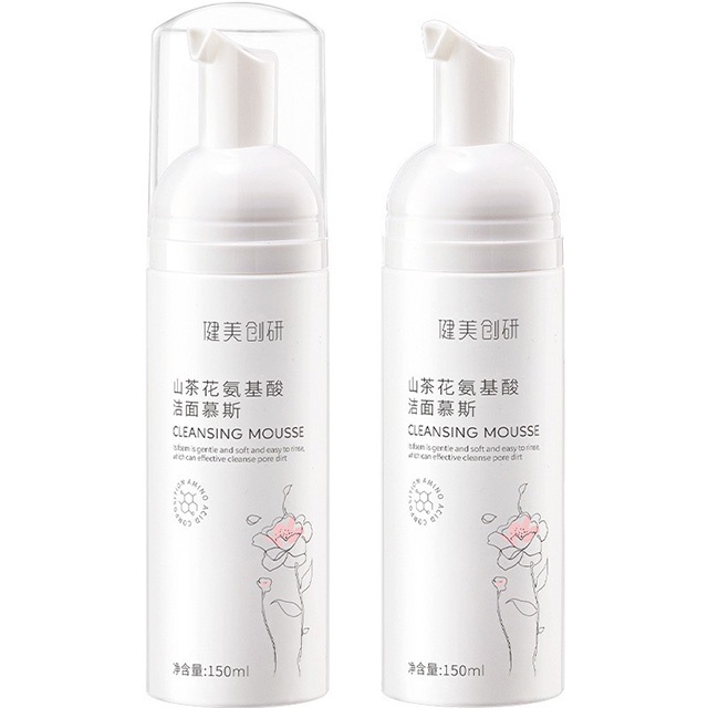 Chai Sữa Rửa Mặt Hoa Sơn Trà Tạo Bọt Maycreate Cleansing Mousse Làm Sạch Da - Thu Nhỏ Lỗ Chân Lông 150ml