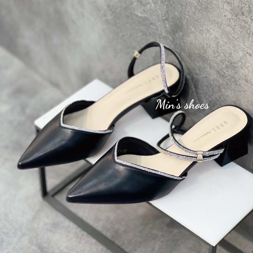 Min's Shoes - Giày Sandal Cao Cấp Quai Đính Đá S328