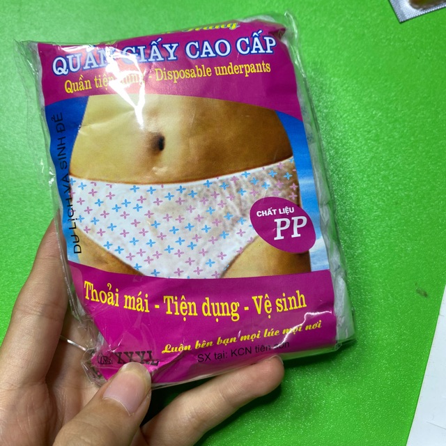 Quần lót giấy cao cấp cho bầu sau sinh và cho spa giảm béo tắm trắng