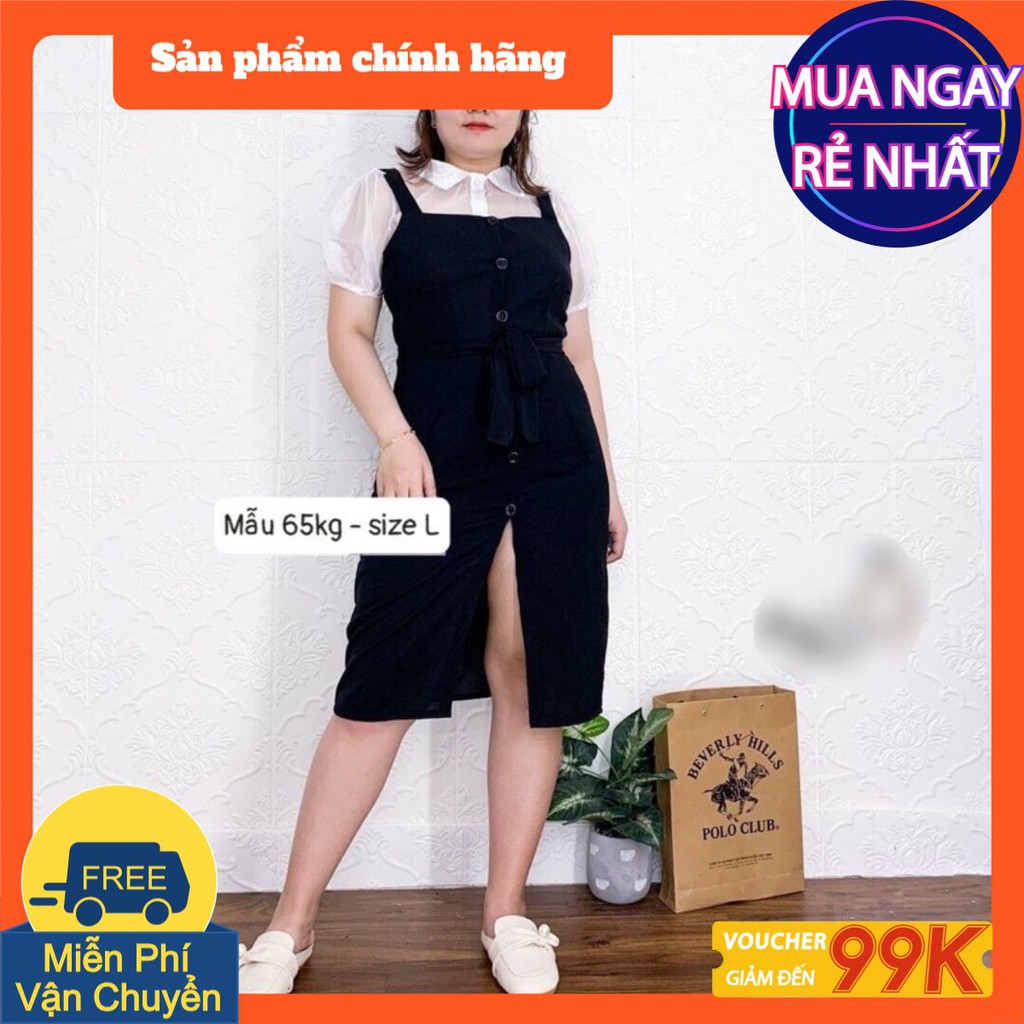 [CÓ SẴN] SET YẾM + SƠ MI RỜI BIGSIZE 60-90kg (có size) bigsize đẹp xinh dự tiệc đầm trắng giá rẻ size lớn