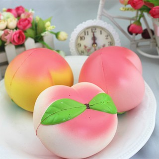 SquiShy trái đào bột squishy bóp mềm giảm stress