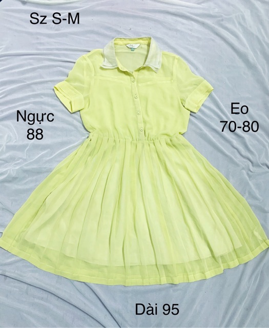 Đầm voan xếp ly nhiều mẫu