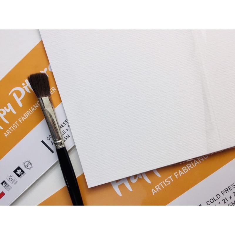 Giấy Vẽ Màu Nước Happy Pittura 250g Túi 10 tờ