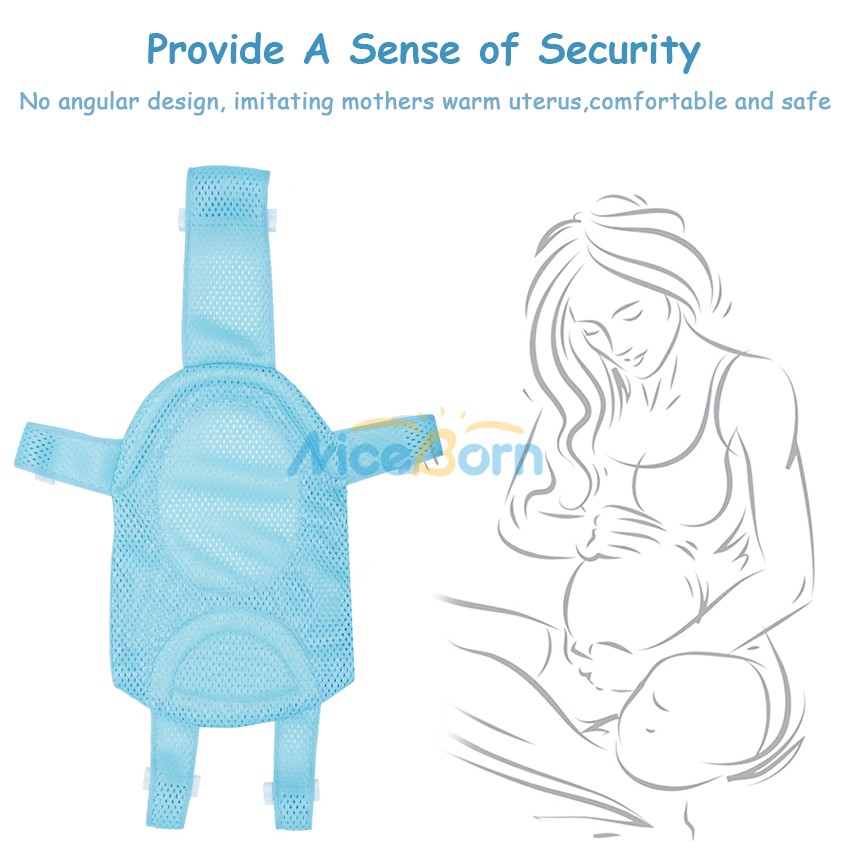 Đệm lưới tắm cho bé sơ sinh có thể xếp gọn cao cấp tiện dụng