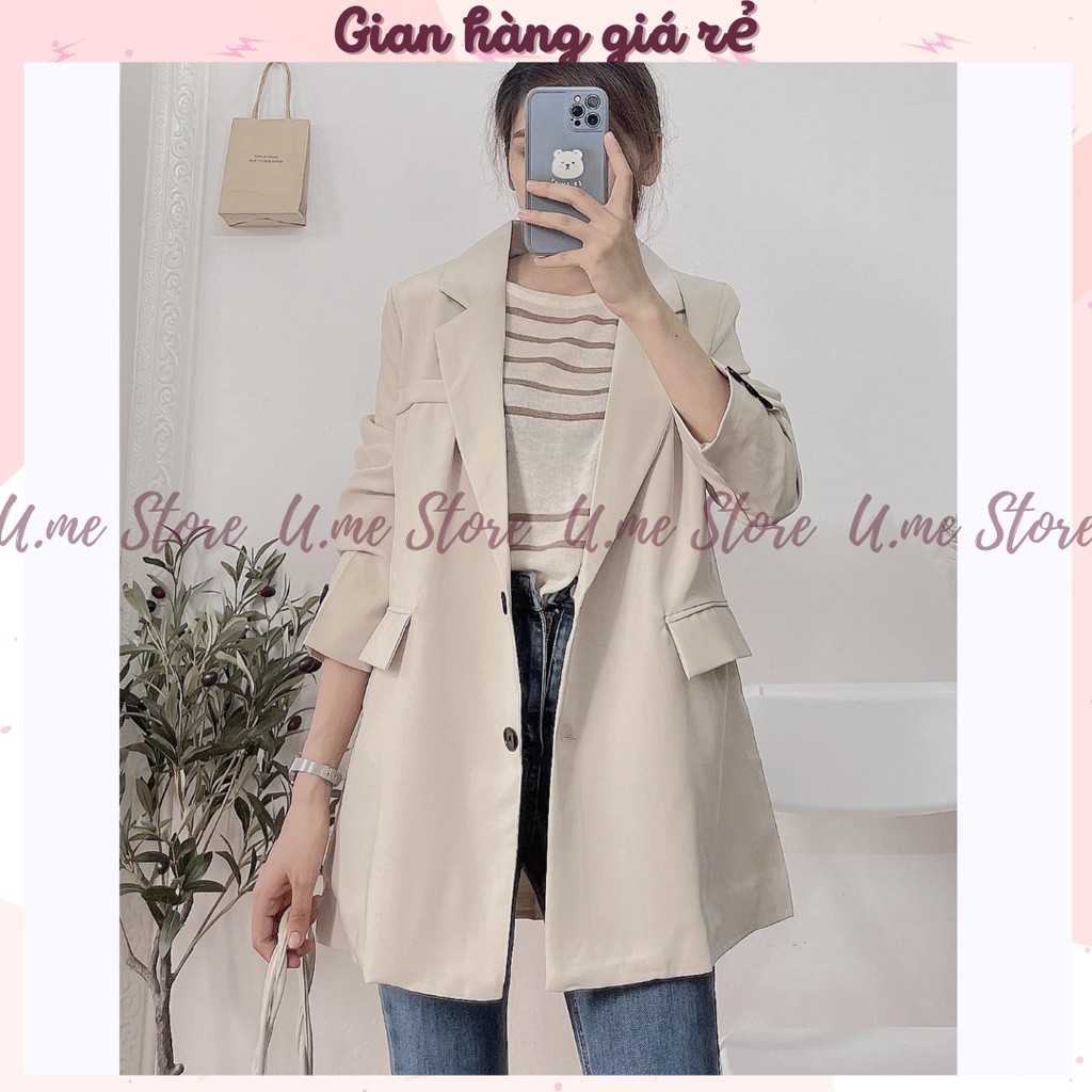 [Hàng xịn] Áo Blazer form rộng 2 lớp dày dặn thiết kế túi hông, 2 cúc chất gôn Nhật xịn Áo Blazer mẫu mới | BigBuy360 - bigbuy360.vn