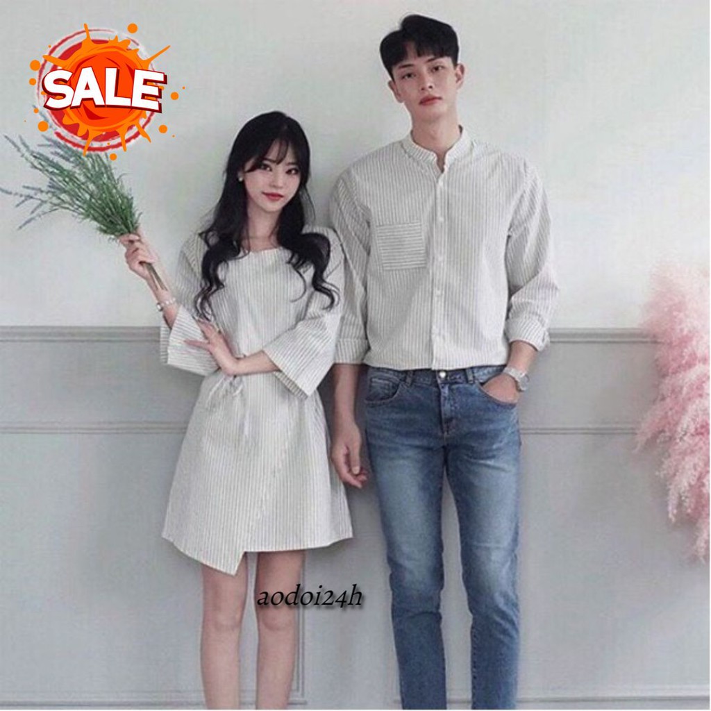 Set Váy áo đôi nam nữ du lịch đẹp