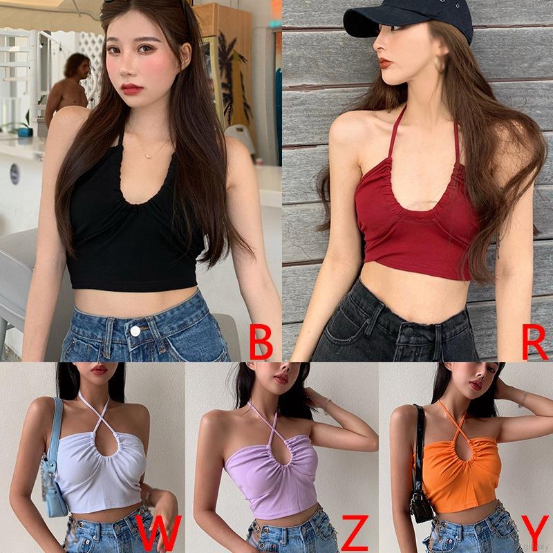 Áo lửng không tay thời trang quyến rũ tùy chọn màu sắc cho nữ