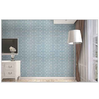 Combo 5m giấy dán tường gạch xanh