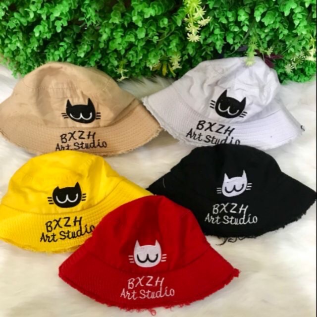 NÓN BUCKET KAKI - Mèo studio
