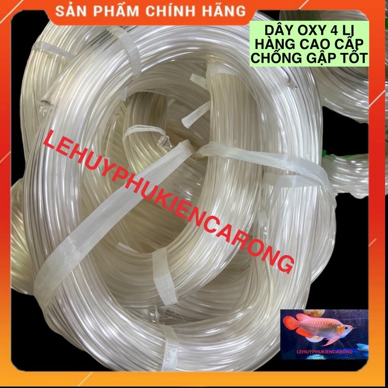 Cuộn Dây Oxy 4Li 5Li Chống Gập - Cuộn 30 Mét Giành Cho Máy Sủi Hồ Cá