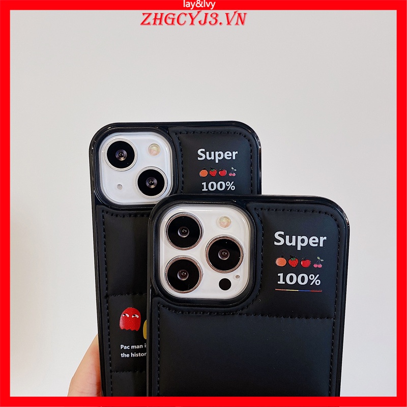 Ốp Điện Thoại IMD Silicone Hình Pac-Man Hoạt Hình Cho IPhone 7/8 Plus XS XR XSmax 11 12 Pro Max 13 Pro