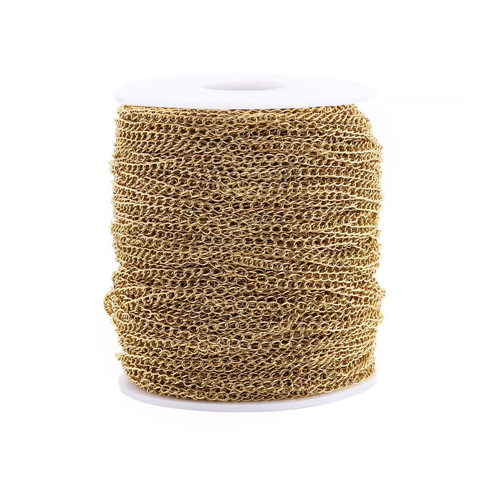 Dây xích St.kunkka bằng thép không gỉ 0.3/0.4/0.5/0.6/0.8mm dài 2m làm trang sức