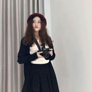 Áo khoác cardigan form dài