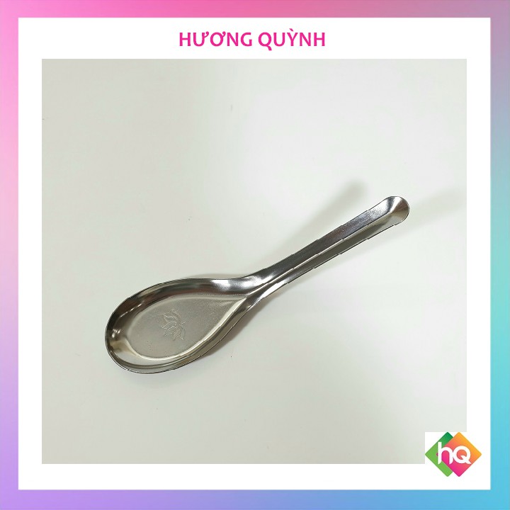 (HQ)Thìa inox, thìa muỗng inox ăn phở, ăn súp loại đẹp