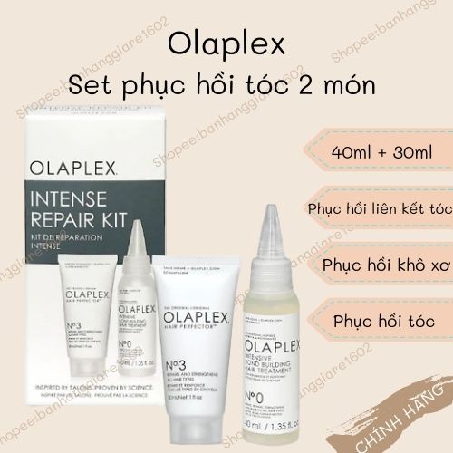 Set Olaplex Mini Intense Hair Repair Kit chăm sóc tóc (Bill Mỹ)