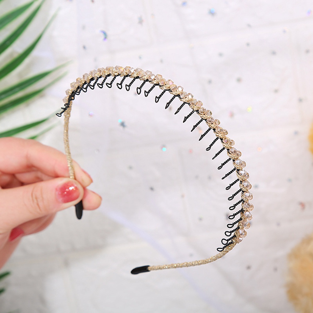 Băng Đô Đính Hạt Pha Lê Nhiều Màu Phong Cách Nhật Hàn Thời Trang Cho Nữ