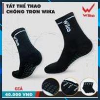 Tất bóng đá chống trơn Wika, tất vớ đá banh có cao su chống trượt dùng cho thể thao, bóng đá hàng chính hãng cao cấp.