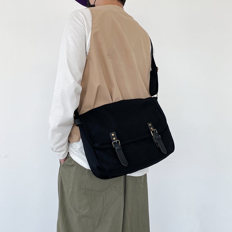 Túi Vải Canvas Đeo Vai 4 Kiểu Dáng Dễ Thương Xinh Xắn Cho Nữ