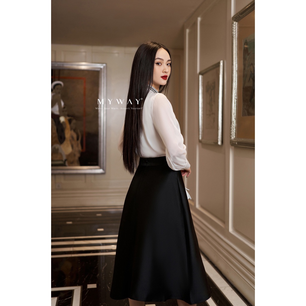 Áo Sơ Mi Nữ Dài Tay MY WAY Tiểu Thư Sang Chảnh 2MA0306
