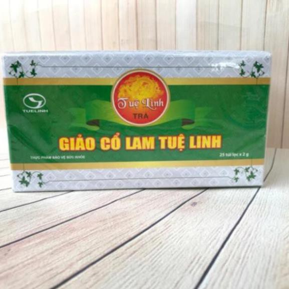 Hộp trà giảo cổ lam Tuệ Linh 25 túi lọc x 2g