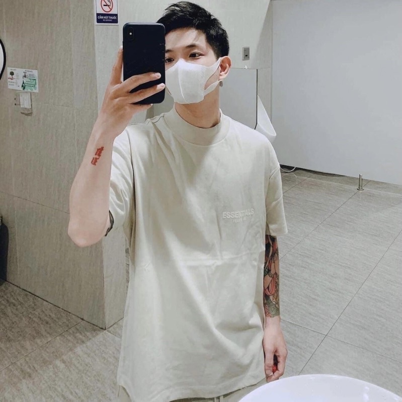 Áo thun Fear Of God FOG Essentials SS22 1977 bản cao cấp, Áo tee FOG 1977 Essentials chất liệu cotton